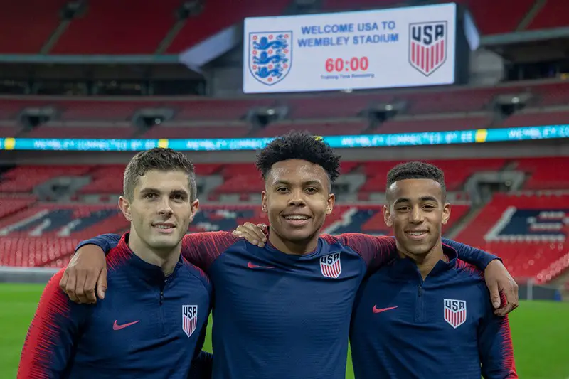 EVENT ALERT: YOUNG MIDFIELD TRIO OF PULISIC, MCKENNIE AND ADAMS