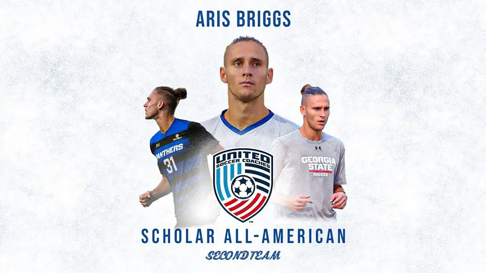 Briggs Named United Soccer Coaches Scholar All-American