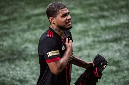 Josef Martinez is back in training for Atlanta United after surgery on his right knee