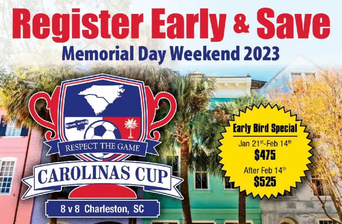 8v8 Carolinas Cup Charleston Memorial Day Weekend REGISTER NOW!!