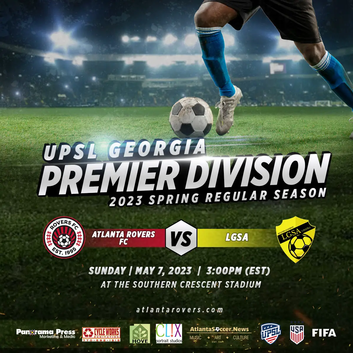 UPSL-Georgia-Premier-Division-2023-Regular-Season-ROVERS-FC-VS-LGSA UPSL Georgia Premier Division 2023 Regular Season ROVERS FC VS LGSA
