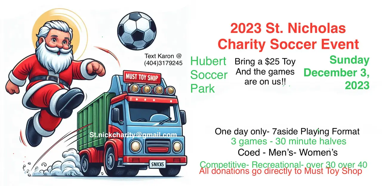 Atlanta Soccer News: Charity and Community Spirit Score at the St. Nicholas Soccer Event