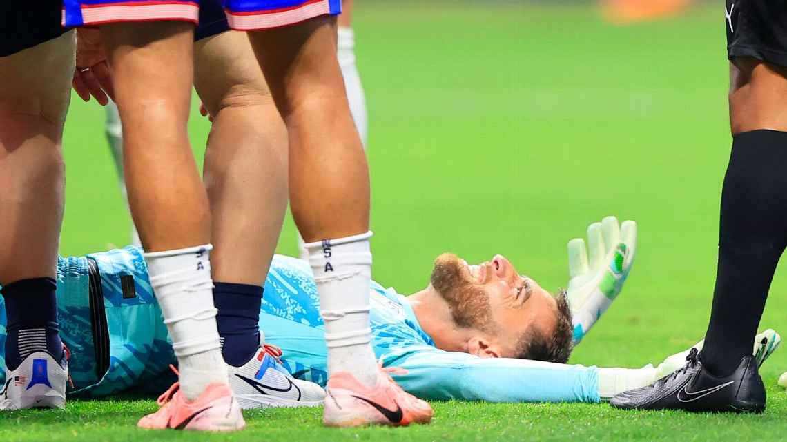 Turner of the USMNT is doubtful for the Uruguay Copa America match 1 received 1236963944351647