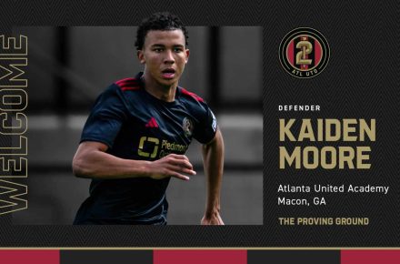 Atlanta United 2 Signs Kaiden Moore, an Academy Defender