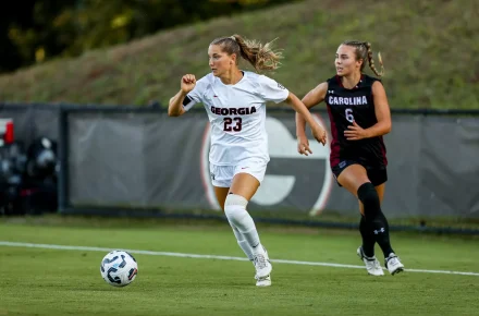 Georgia Soccer Sets Program Record with Five Academic All-District Honors